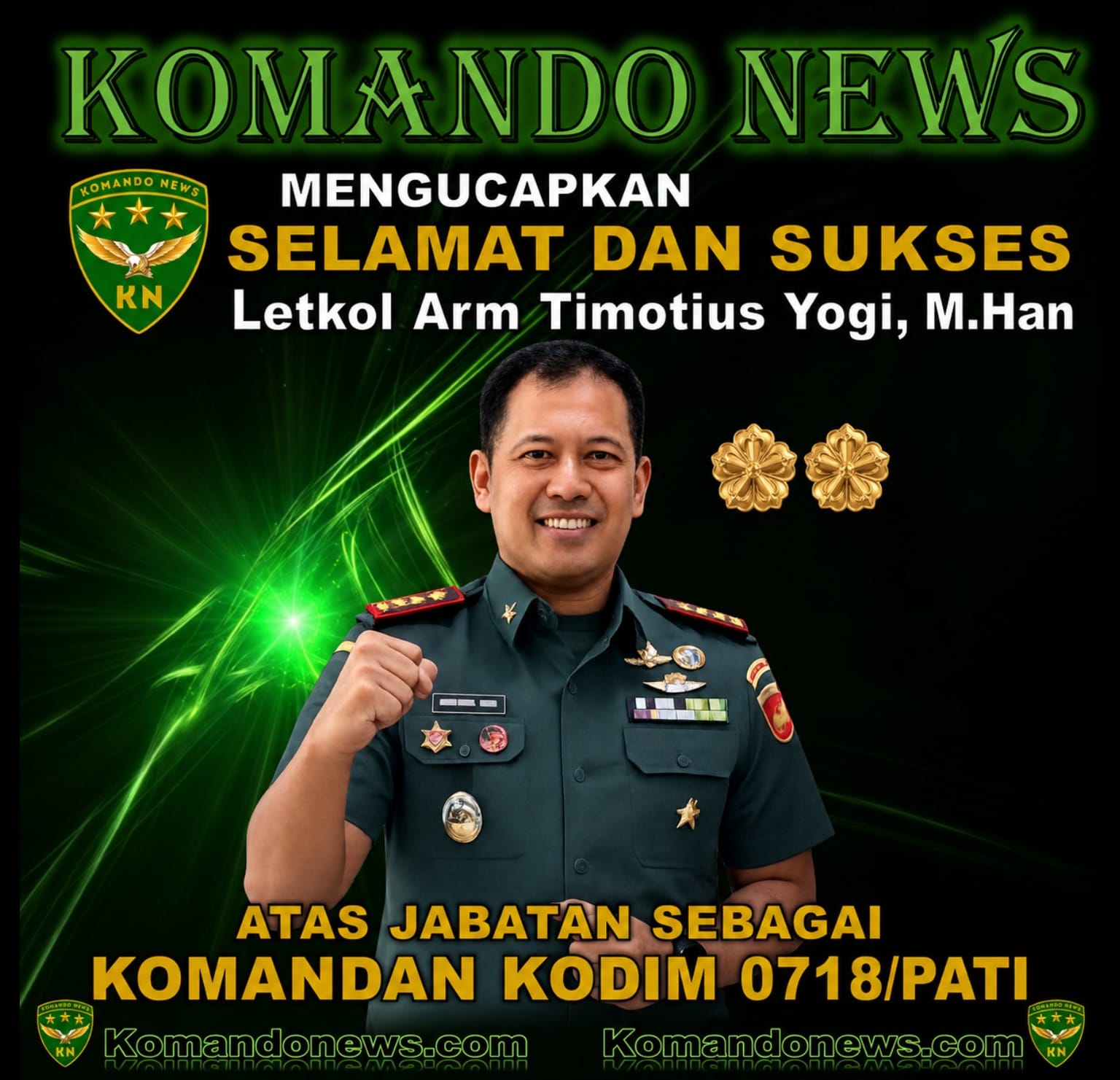 LETKOL ARM TIMOTIUS YOGI